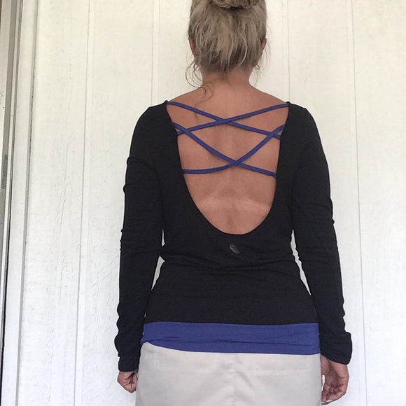 PURE BARRE X SPLITS 59 FAVORITE BLACK PULLOVER MED - Picture 5 of 10